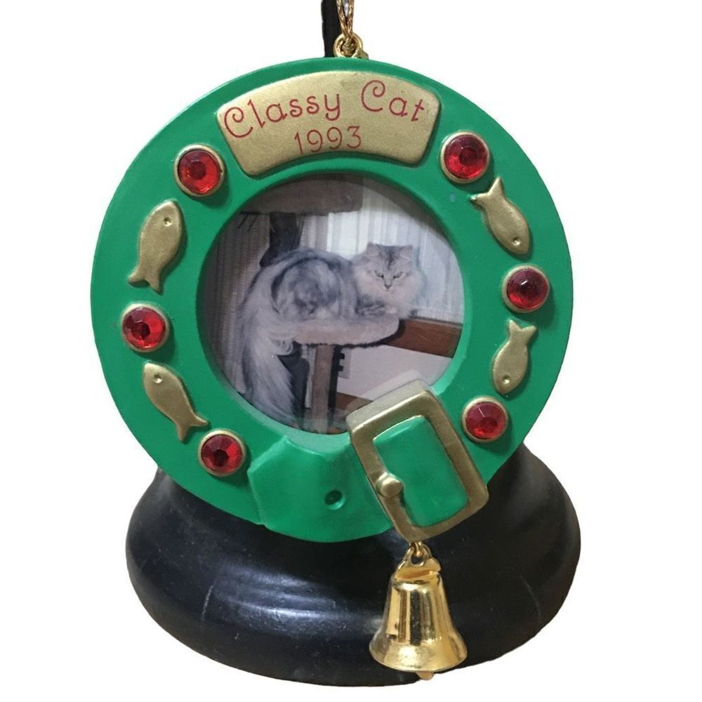 Vintage Hallmark Classy Cat Christmas Ornament